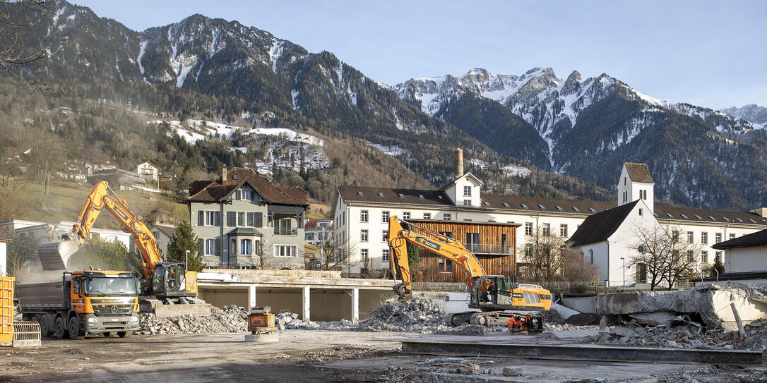 Baustelle DLZ, Triesen