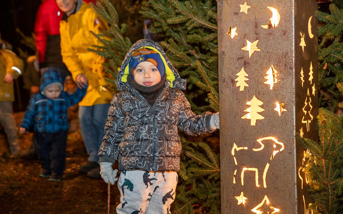 Nikolaus im Walde, Schellenberg (07.12.2024)