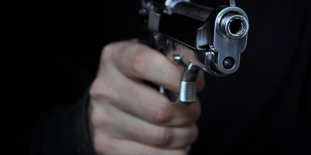 Shooting a gun
