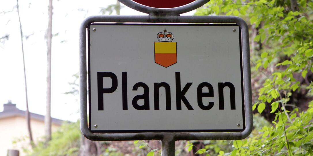 planken, gemeinde, ortsschild, liechtenstein, ©elma korac planken, gemeinde, ortsschild, liechtenstein, ©elma korac