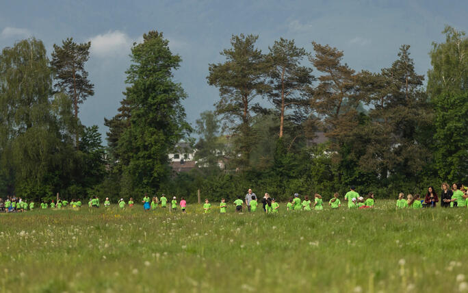 Sponsorenlauf der Primarschule Mauren