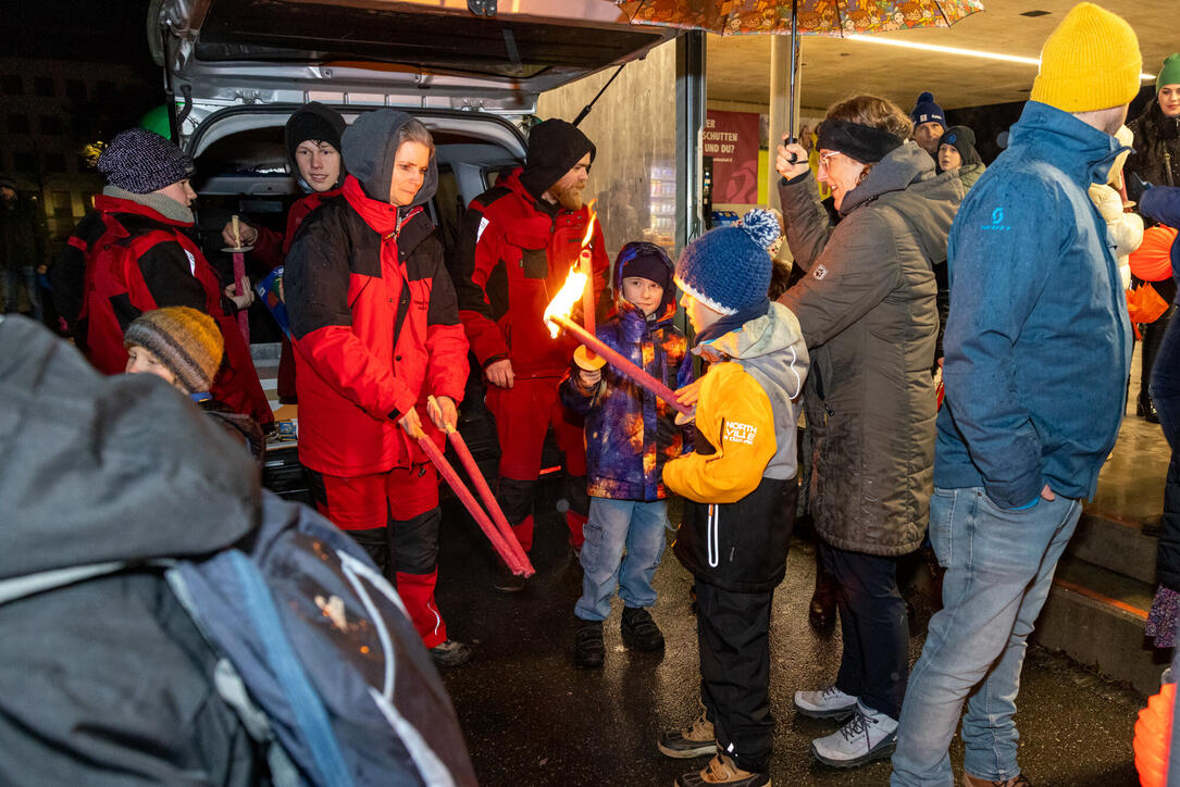 Funken Triesen mit Fackelumzug