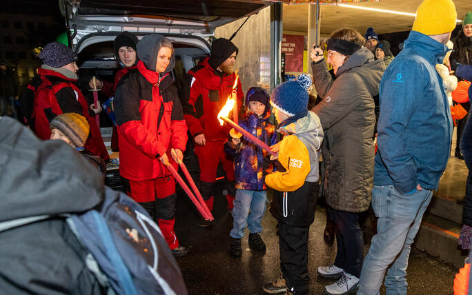 Funken Triesen mit Fackelumzug
