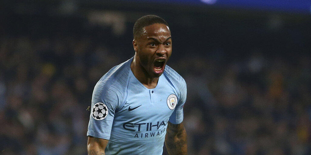 Immer wieder Opfer von Rassismus: Manchester Citys Stürmerstar Raheem Sterling