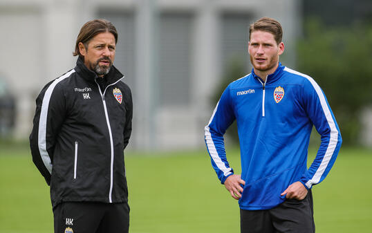 Liechtenstein Fussball LFV Training Natinalmannschaft