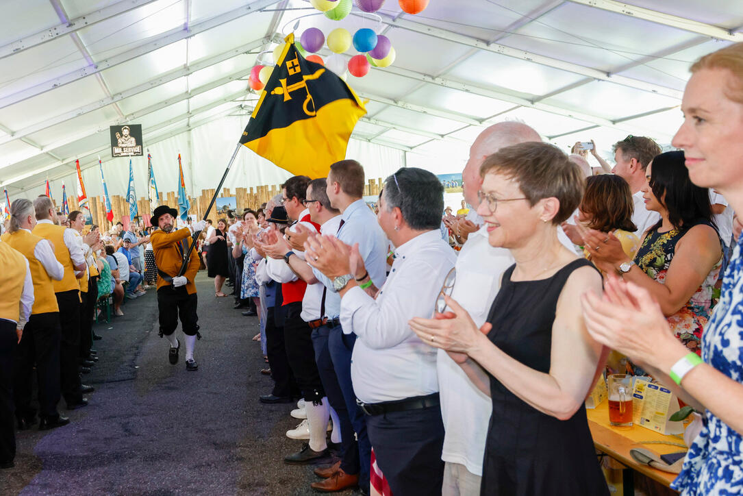 76. Liechtensteiner Verbandsmusikfest in Mauren  unter dem Motto «Mura - tönt guat»
