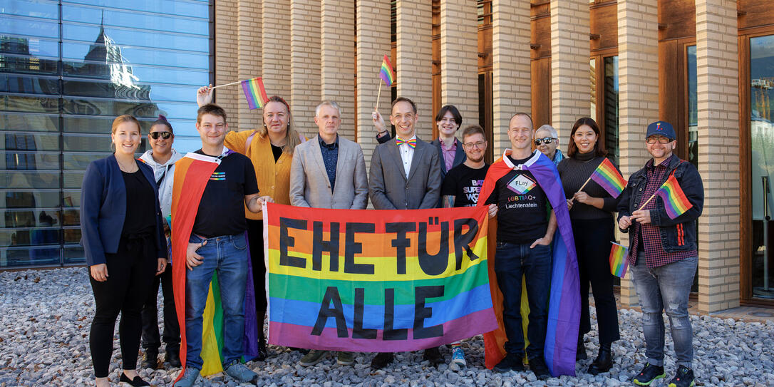 PK Ehe für alle, Vaduz PK Ehe für alle, Vaduz