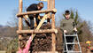 Kinder bauen Funken in Schaanwald