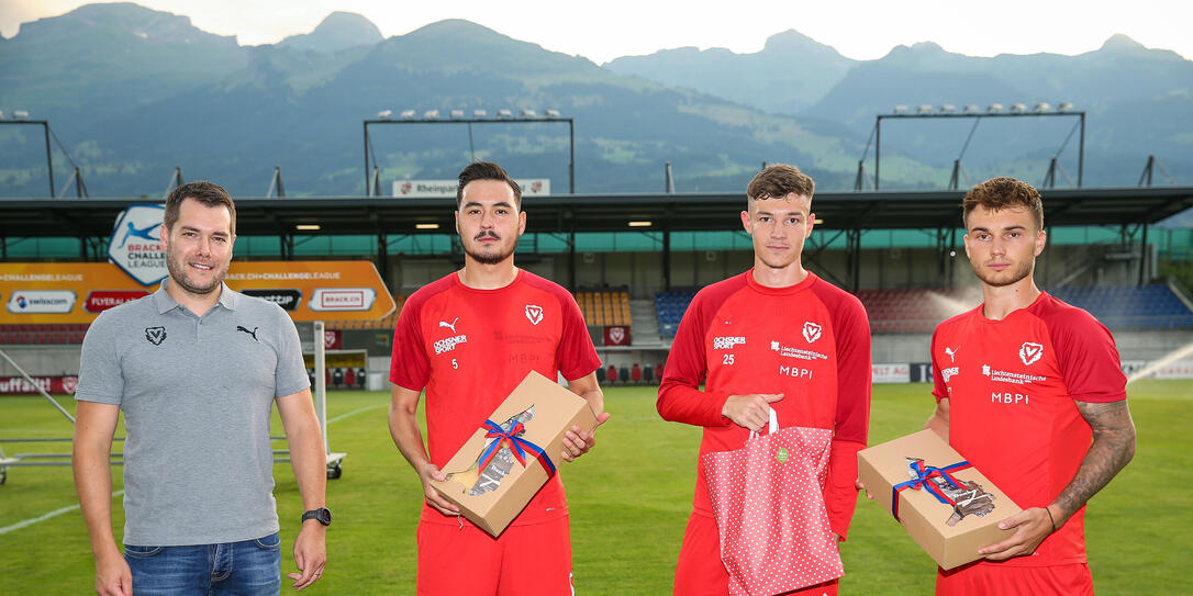 Liechtenstein Fussball Challenge-League FC Vaduz - FC Schaffhausen Liechtenstein Fussball Challenge-League FC Vaduz - FC Schaffhausen