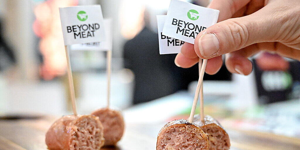 Der Fleischersatzhersteller Beyond Meat hat im ersten Quartal sein enormes Wachstum aus der Vergangenheit fortgesetzt. (Archivbild) Der Fleischersatzhersteller Beyond Meat hat im ersten Quartal sein enormes Wachstum aus der Vergangenheit fortgesetzt. (Archivbild)