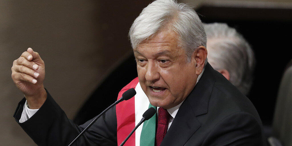 Im Amt vereidigt: der neue mexikanische Präsident Andrés Manuel López Obrador.
