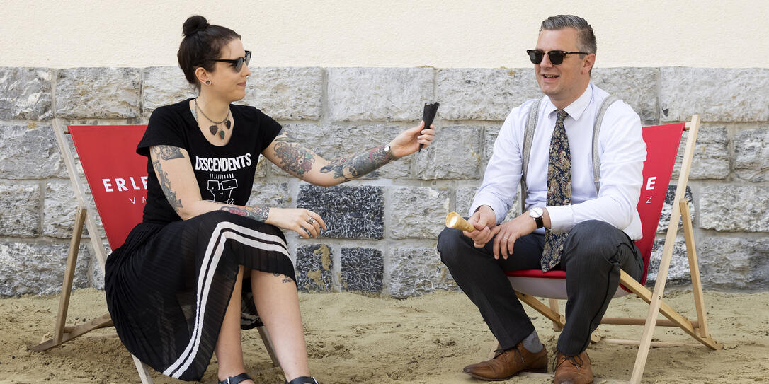 «Beide sind anstrengend»: Julia Strauss und Daniel Bargetze «Beide sind anstrengend»: Julia Strauss und Daniel Bargetze