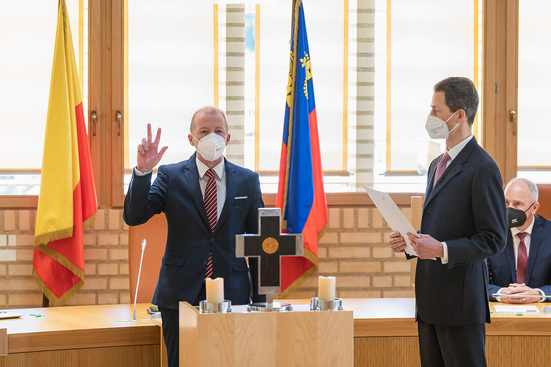 Landtagseröffnung 2021 in Vaduz