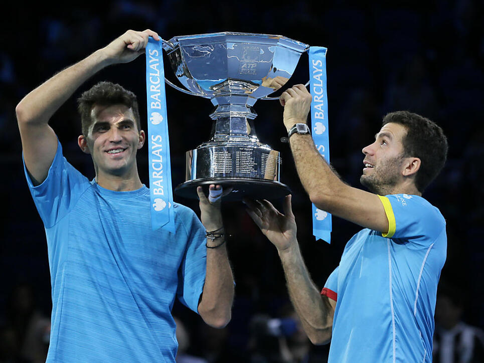 Vor zwei Jahren Sieger an den ATP-Finals, nun am US Open: Jean-Julien Rojer (re.) und Horia Tecau