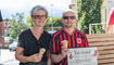 Eintracht Frankfurt Fans im Städtle Vaduz