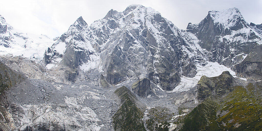 Der verheerende Murgang von Bondo ist geklärt: Der Bergsturz am Piz Cengalo (Bild) donnerte auf einen Gletscher und schmolz das Eis.