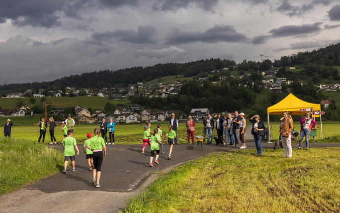 Sponsorenlauf der Primarschule Mauren