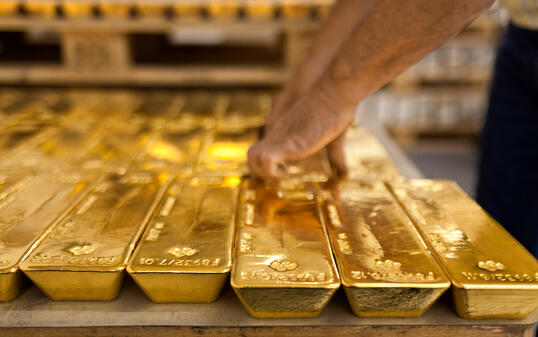 GOLD, GOLDBARREN,