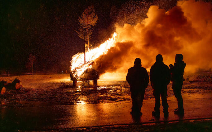 Funken Triesen mit Fackelumzug