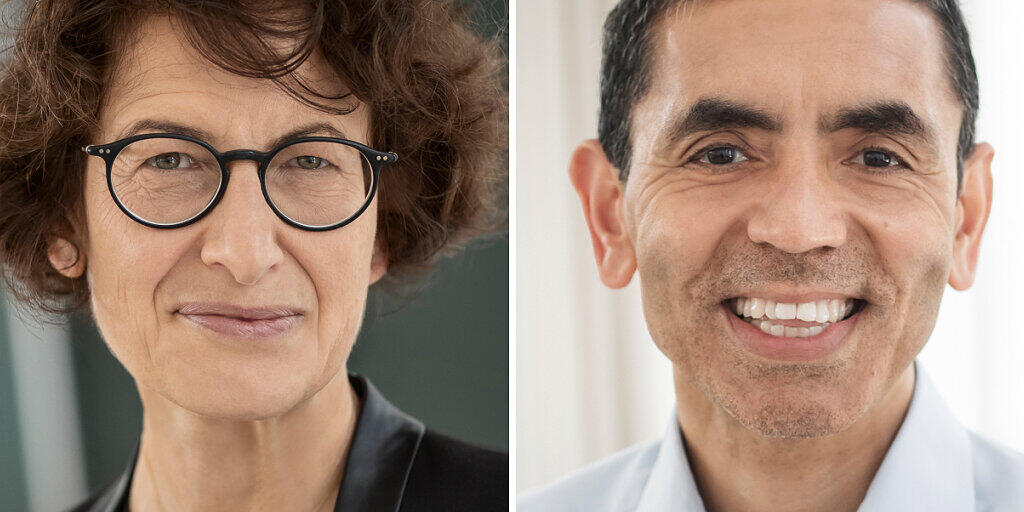 HANDOUT - Die beiden Wissenschaftler Ugur Sahin und Özlem Türeci forschen in ihrer selbstgegründeten Firma Biontech gemeinsam an einem Impfstoff gegen Corona. Foto: Biontech/dpa - ACHTUNG: Nur zur redaktionellen Verwendung im Zusammenhang mit der aktuellen Berichterstattung und nur mit vollständiger Nennung des vorstehenden Credits HANDOUT - Die beiden Wissenschaftler Ugur Sahin und Özlem Türeci forschen in ihrer selbstgegründeten Firma Biontech gemeinsam an einem Impfstoff gegen Corona. Foto: Biontech/dpa - ACHTUNG: Nur zur redaktionellen Verwendung im Zusammenhang mit der aktuellen Berichterstattung und nur mit vollständiger Nennung des vorstehenden Credits