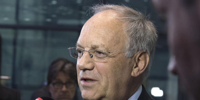 Bundesrat Johann Schneider-Ammann vor den Medien (Archiv)