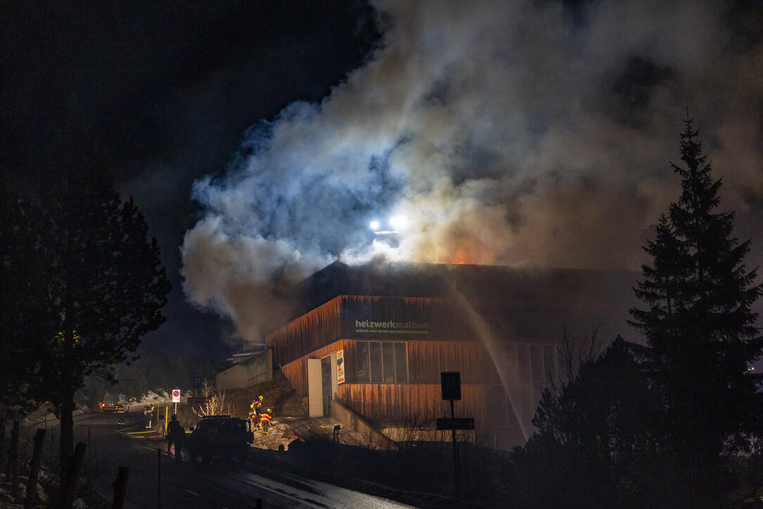 Brand Heizwerk Malbun (16.12.2025)