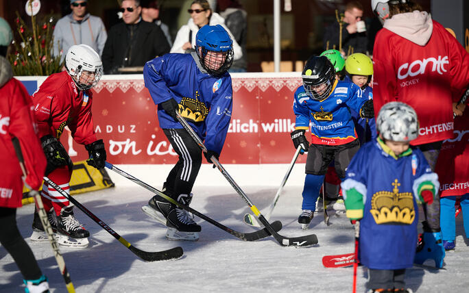 Eishockey-Schnupperkurs in Vaduz