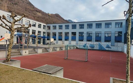 Der Pausenplatz der Primarschule &Auml;ule wird umgestaltet.