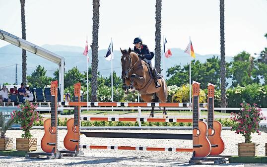 Young Riders 1st competition 1m45, Jennifer Hochstadter, LIE, GOLDEN LADY