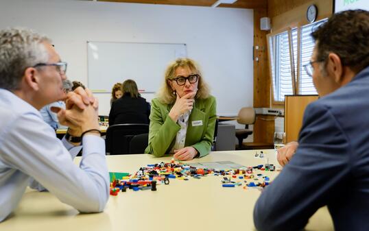 Liechtenstein Vaduz Mobilitaetshackathon Regierungsraetin Grazielle Marok-Wachter Vorsteher Johannes Hasler