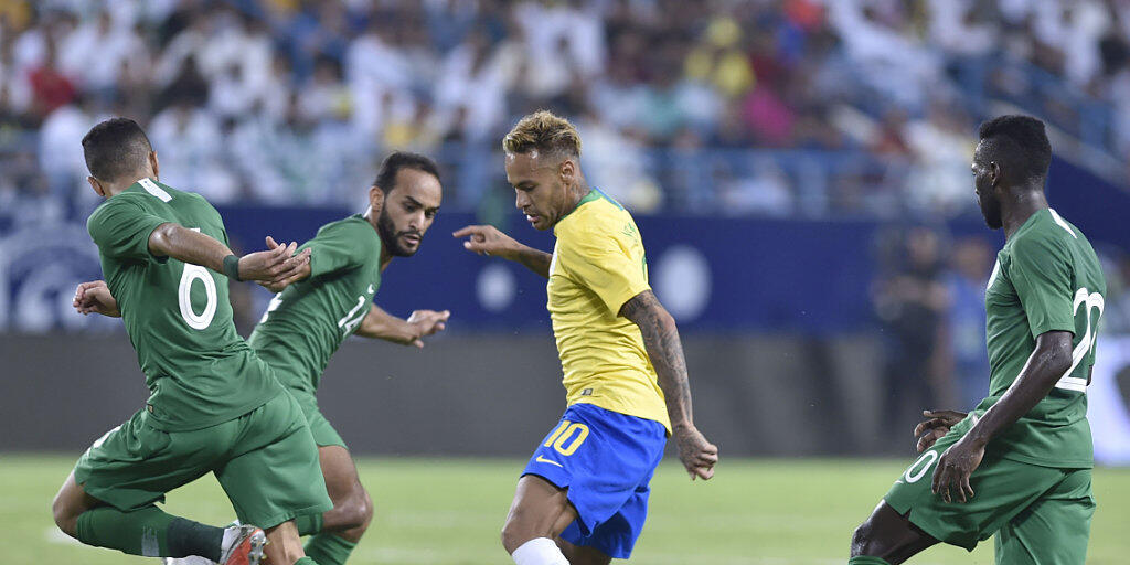 Auffälligster Akteur in Riad: Neymar spielt mit den Saudis Katz und Maus Auffälligster Akteur in Riad: Neymar spielt mit den Saudis Katz und Maus