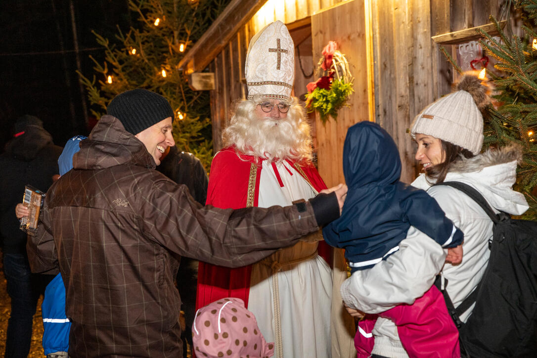 Nikolaus im Walde, Schellenberg (07.12.2024)