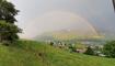 Regenbogen, aufgenommen am Kapf, in Eschen.