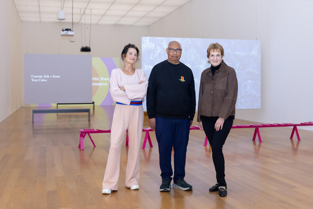 Ausstellungseröffnung Tony Cokes in Vaduz (24.09.2025)
