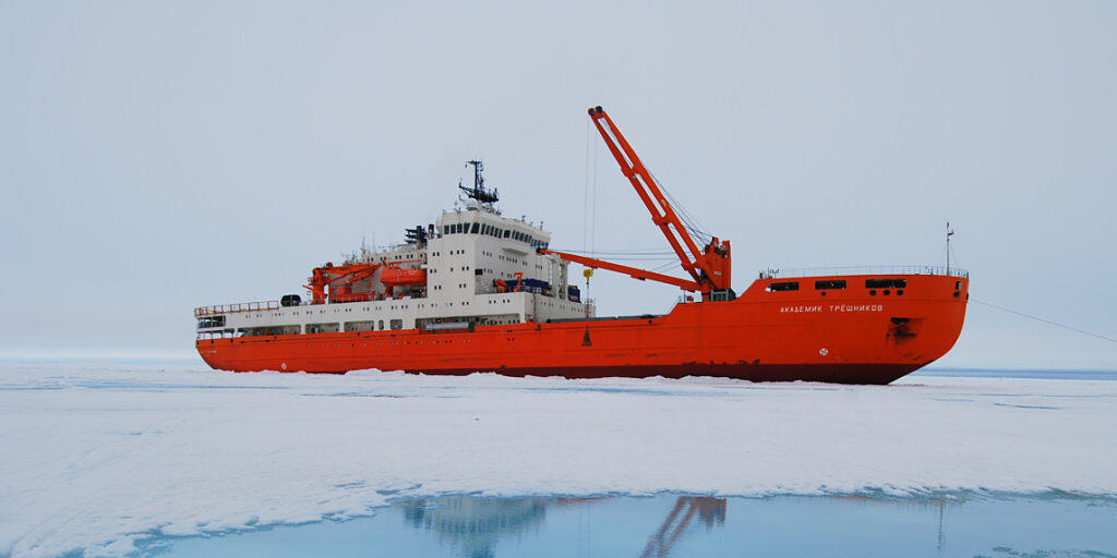 Die Akademik Treshnikov hat bereits bei der Antarktis-Umrundung gute Dienste geleistet. Auch bei der Grönland-Umrundung wird sie im Einsatz sein.