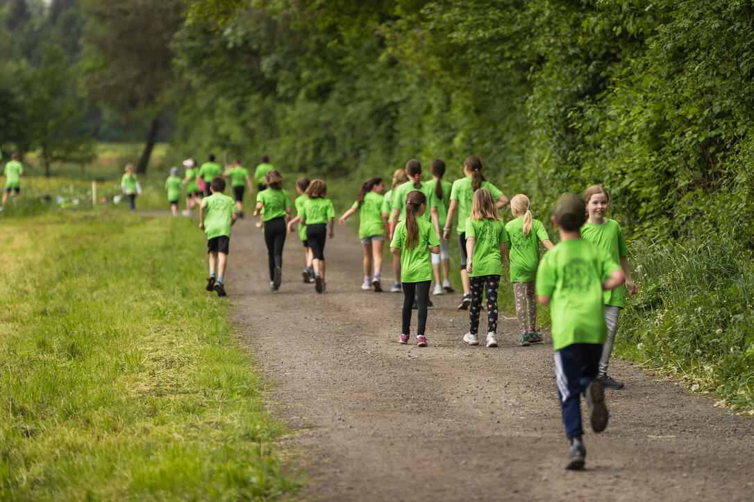 Sponsorenlauf der Primarschule Mauren