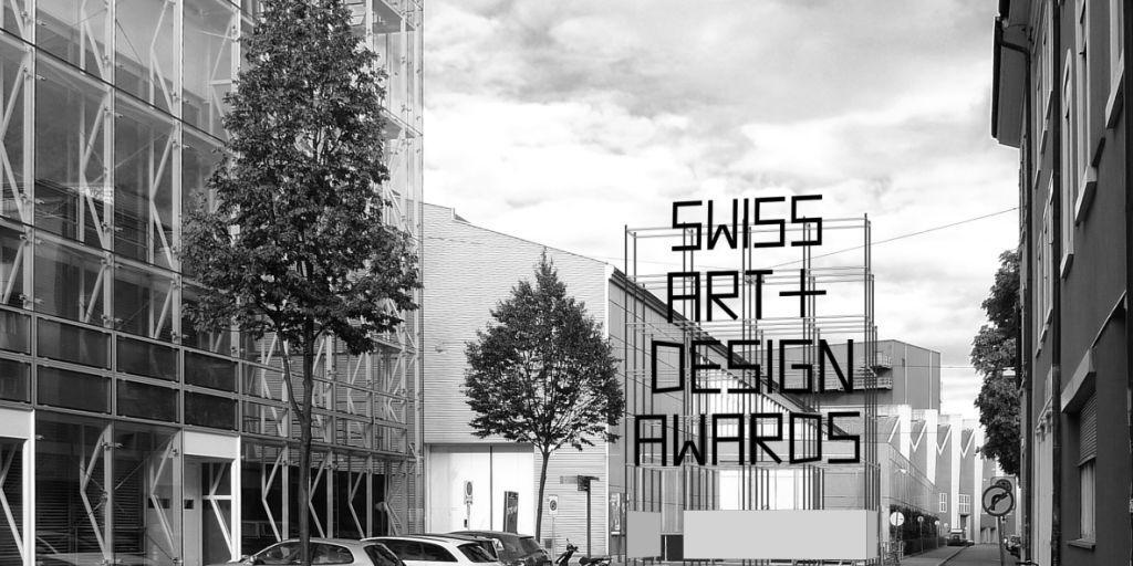 Die Fotomontage von Conen Sigl zeigt den Eingang zu den Swiss Art und Design Awards 2017, Halle 3, Messe Basel.