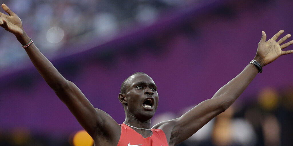 Will im nächsten Sommer in Tokio seine dritte Olympia-Goldmedaille gewinnen: 800-m-Rekordhalter David Rudisha
