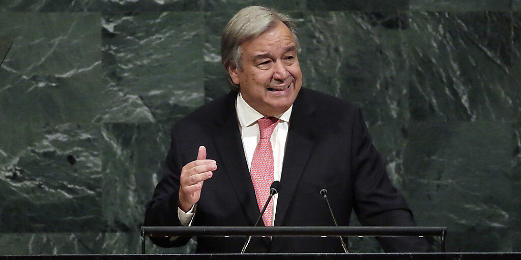 Uno-Generalsekretär Antonio Guterres hat in seiner Neujahrsansprache angesichts der Konflikte auf der Welt die "Alarmstufe rot" ausgerufen. (Archiv)