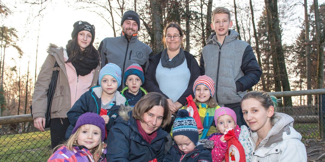 Nikolaus im Wildpark Feldkirch