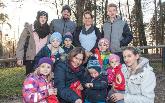 Nikolaus im Wildpark Feldkirch