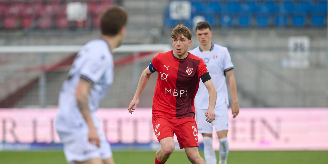 Luca Mack (Mitte) prägte die taktische Spielphilosophie des FC Vaduz.