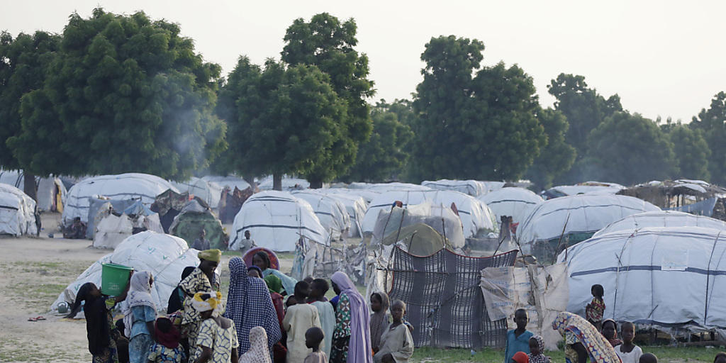 Flüchtlingslager in Maiduguri: Die UNO warnt vor einer Hungerkatastrophe in Nigeria. (Archivbild) Flüchtlingslager in Maiduguri: Die UNO warnt vor einer Hungerkatastrophe in Nigeria. (Archivbild)
