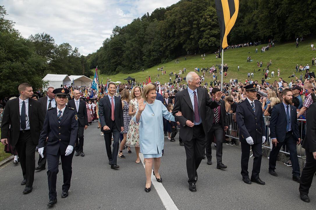 Staatsakt Staatsfeiertag in Vaduz