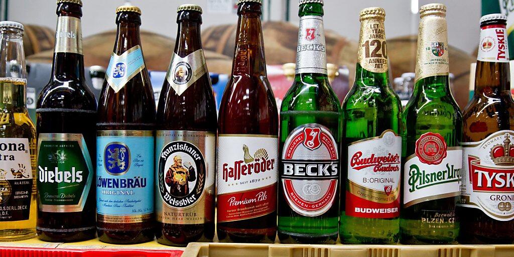 Beck's, Budweiser oder Corona: AB Inbev ist der weltgrösste Bierbrauer. (Archivbild) Beck's, Budweiser oder Corona: AB Inbev ist der weltgrösste Bierbrauer. (Archivbild)
