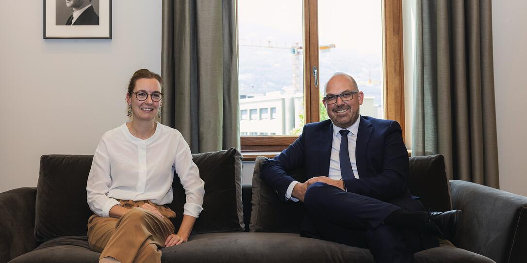 Doppelinterview in Vaduz Doppelinterview in Vaduz