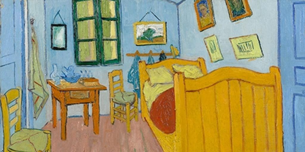 Vincent Van Goghs berühmtes "Schlafzimmer in Arles" hat sich im Laufe der Zeit farblich verändert