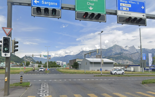 Atuobahneinfahrt Sargans