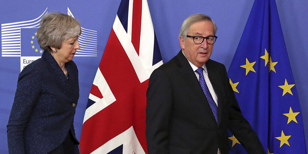 Gemeinsames Ziel: EU-Kommissionschef Jean-Claude Juncker und die britische Premierministerin Theresa May wollen ein Brexit-Chaos abwenden.