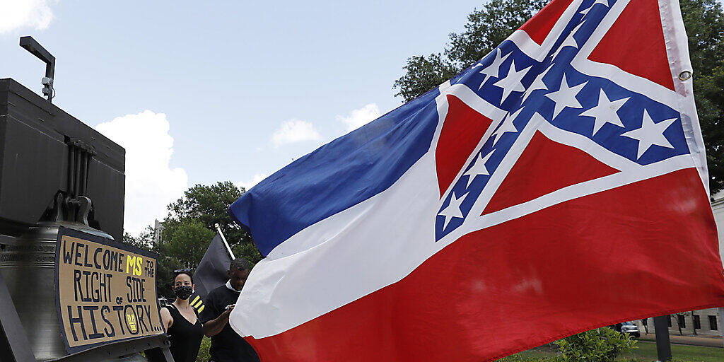 Streit um Symbol: Der US-Gliedstaat Mississippi will die umstrittene Flagge abschaffen.